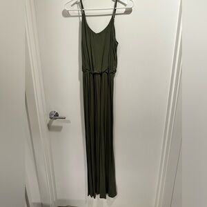 Lush maxi dress olive green